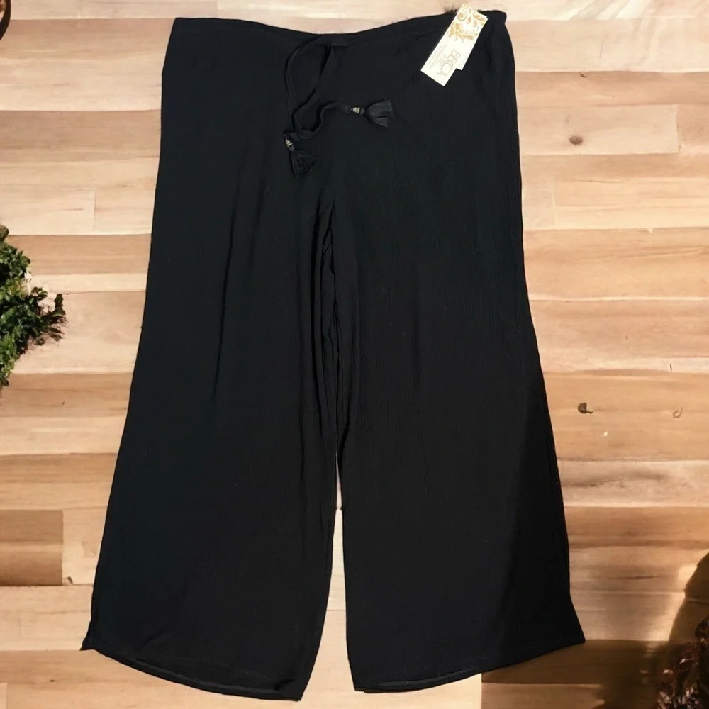 Becca Etc Trendy Plus Size Modern Muse Cover-Up Pants, 0X (14-16)